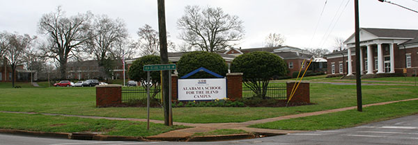 A view of ASB's campus from the corner of Asbury and South Streets