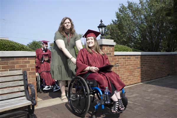 2023 graduates from Alabama School for the Deaf arrive for Baccalaureate.