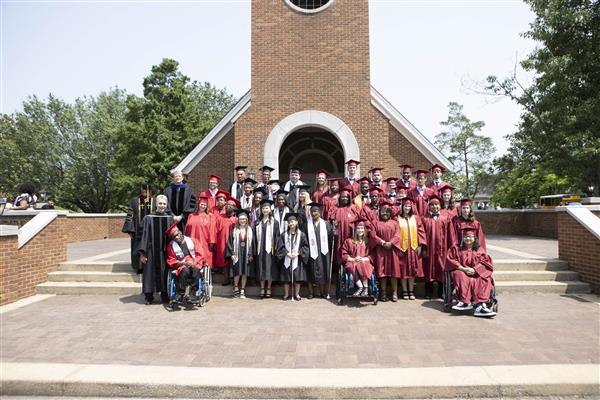 A group photo of the 2023 Graduates from Alabama School for the Blind, Alabama School for the Deaf, and Helen Keller School of Alabama. 